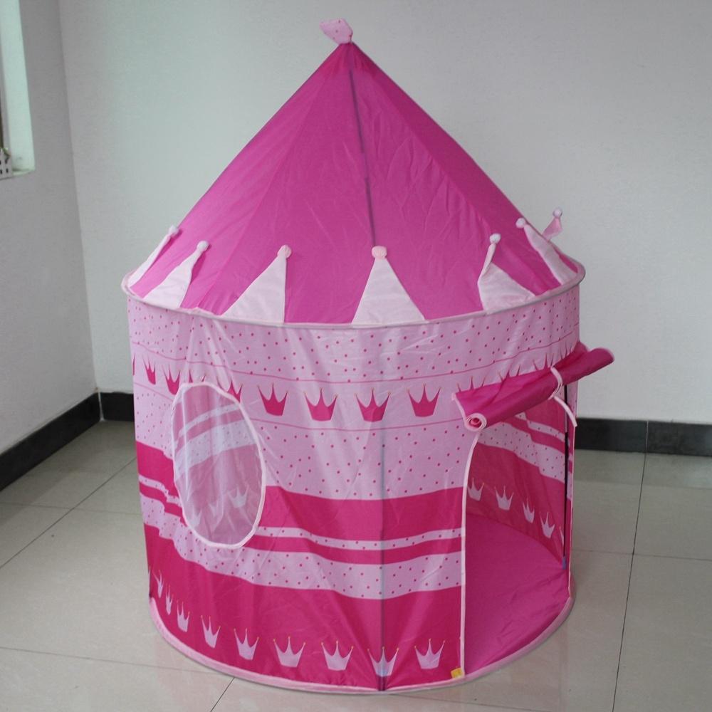 Lều công chúa hình dáng lâu đài cho bé gái