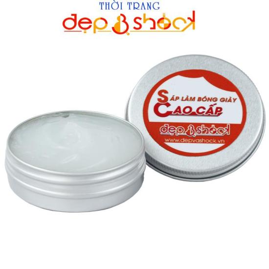 Xi đánh bóng giày túi sách màu trong suốt làm mềm da bảo vệ da hộp 40g - ảnh sản phẩm 1