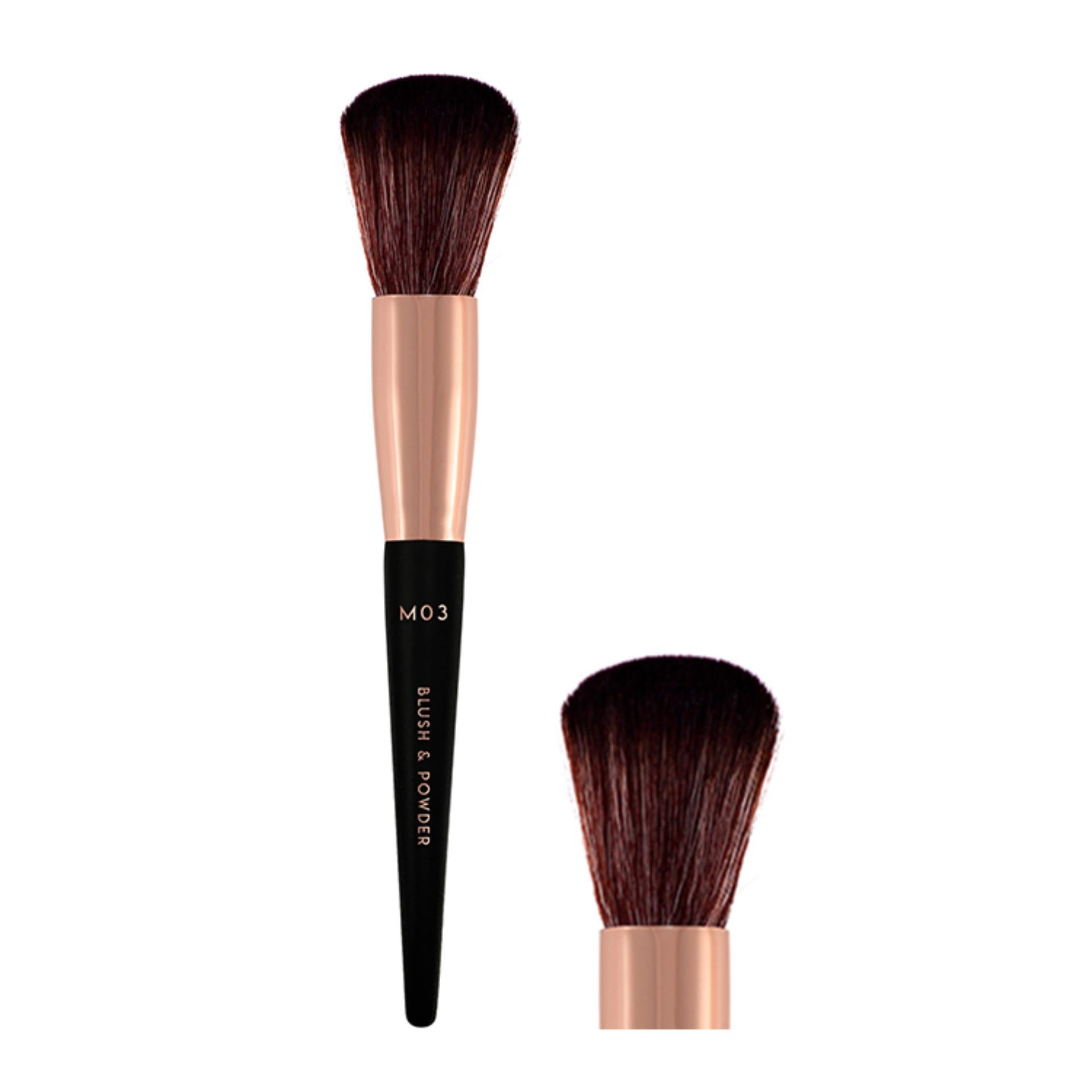 Cọ đánh má hồng và phấn phủ m03 vacosi blush & powder brush
