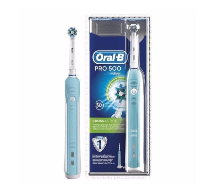 Bàn chải đánh răng điện braun oral-b pro 500 3d - made in germany