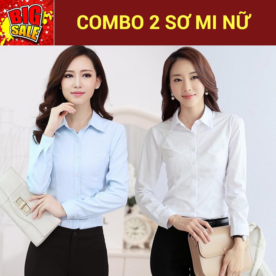 Combo 2 sơ mi thanh lịch