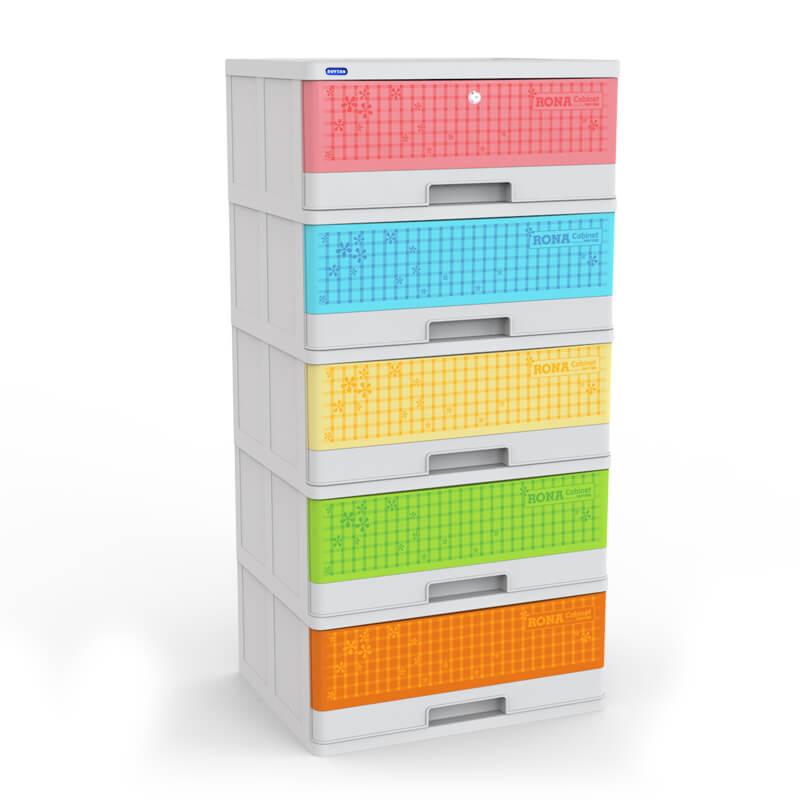 [HCM]Tủ nhựa Duy Tân RONA 5 tầng- NEW