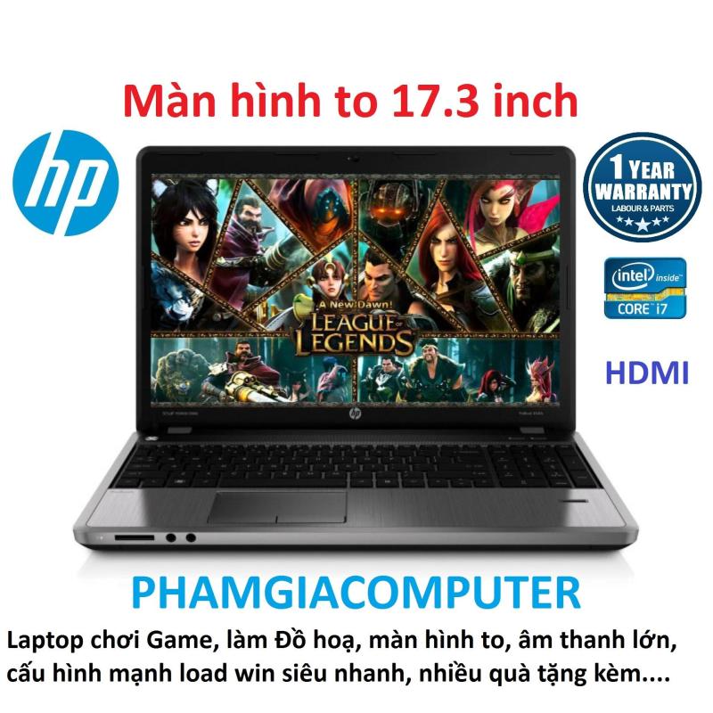 Laptop HP Probook 4730s Core i7 Ram 8G SSD 180G VGA rời AMD màn hình 17.3 - Máy nhập khẩu Nhật-Tặng Balo, chuột không dây