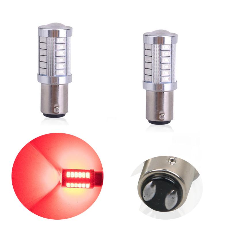 Đèn LED Stop/phanh 1157 cao cấp, sáng hơn khi phanh dành cho xe tải, Oto, xe máy LH33 (sáng màu đỏ)