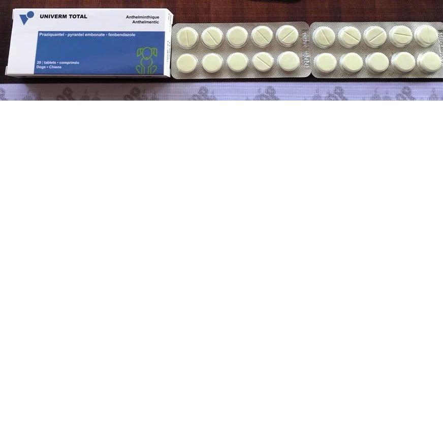 Thuốc xổ giun cho chó mèo Univerm