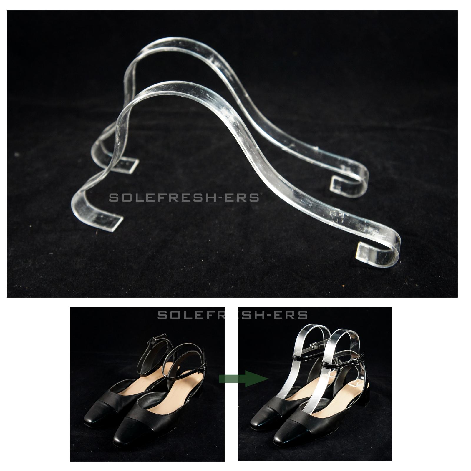 01 đôi cây nhựa giữ phom giày dép sandal cao gót, giữ form bằng nhựa acrylic dành cho giày nữ