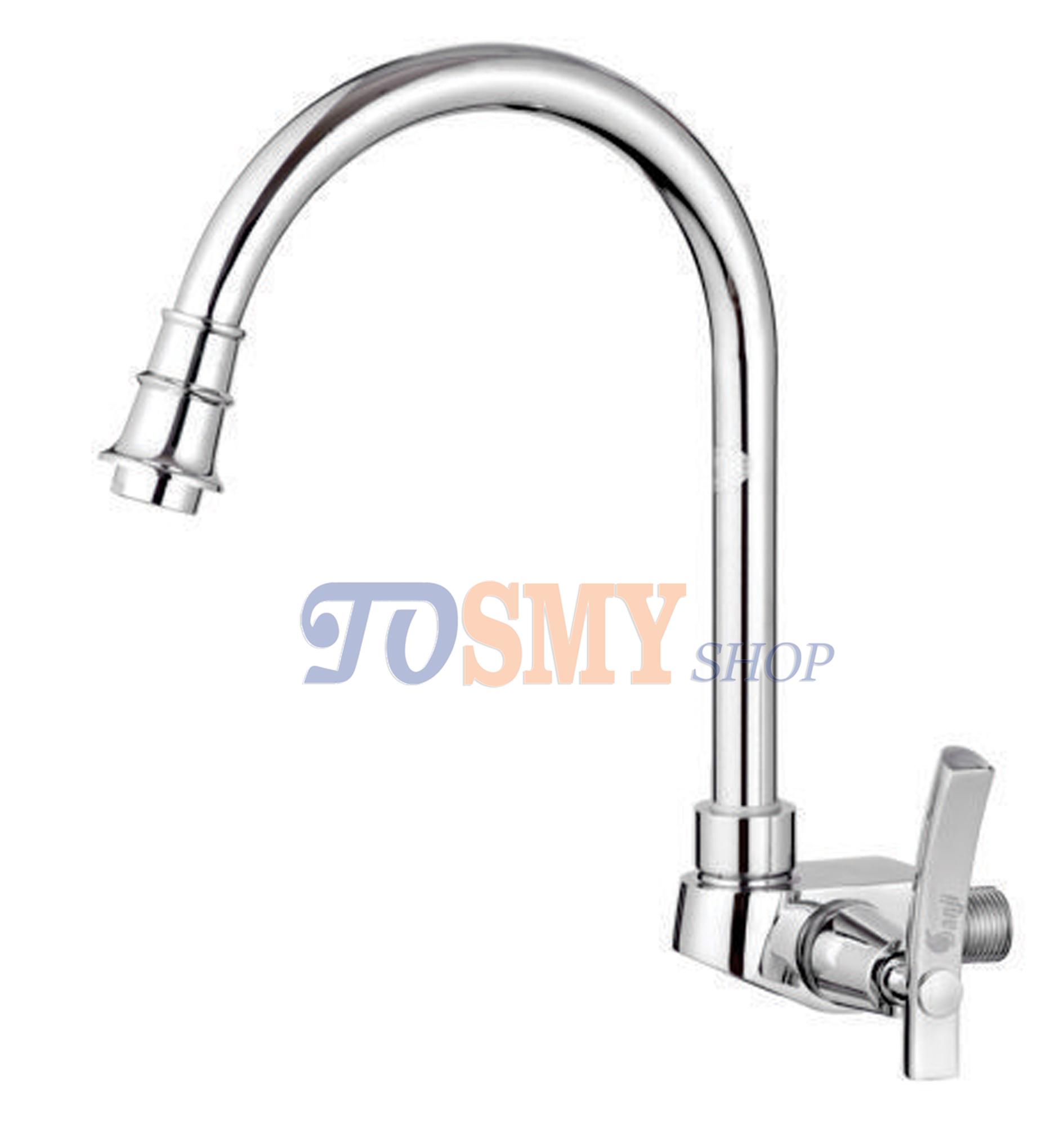 VÒI RỬA CHÉN LẠNH GẮN TƯỜNG CAO CẤP CL23B (BẠC)