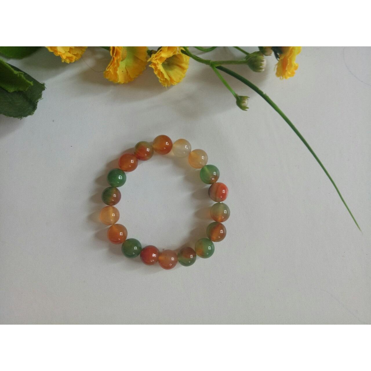 Vòng tay đá mã não tứ quý