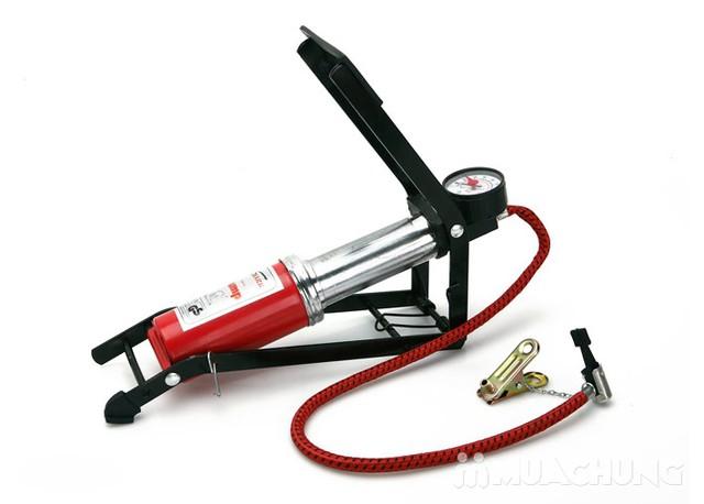 Bơm đạp chân mini ô tô -xe máy -xe đạp tiện