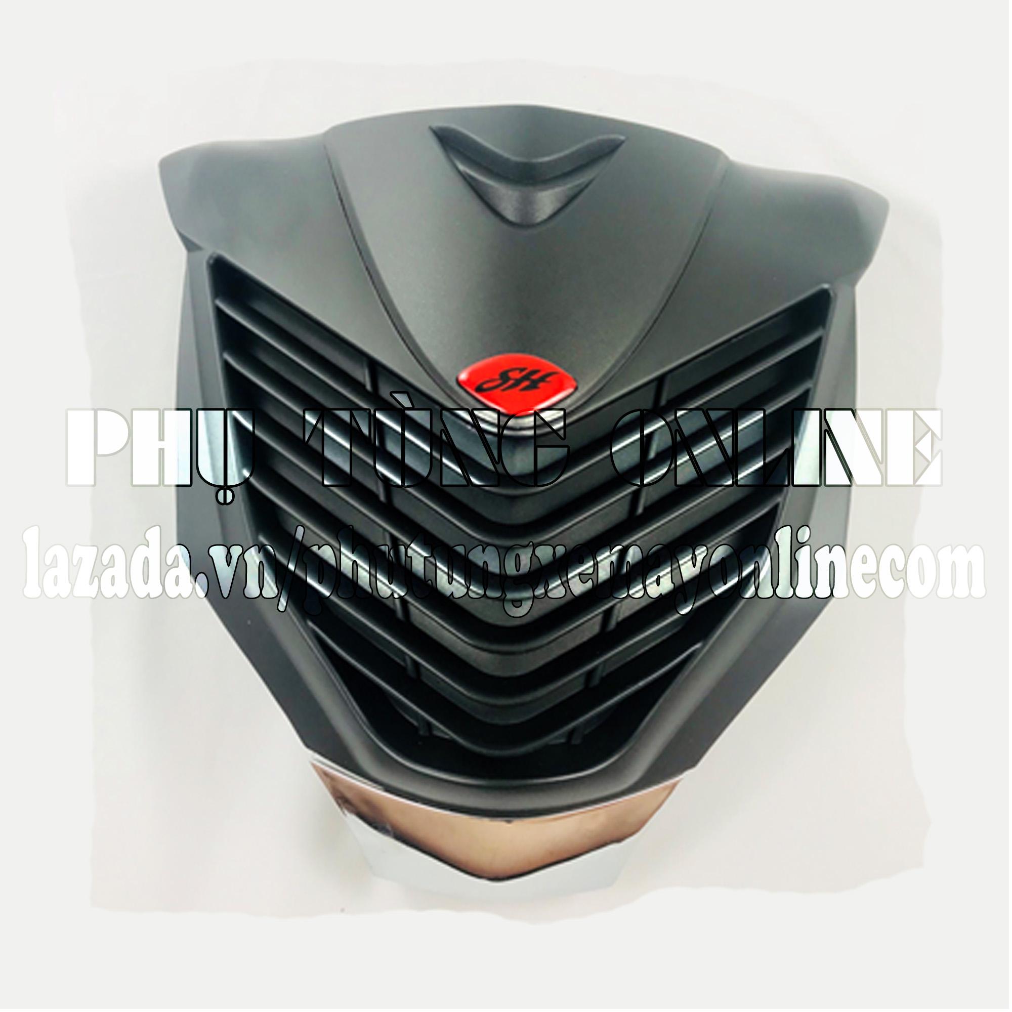 MẶT NẠ SH MODE MÀU ĐEN NHÁM ( VIỀN ĐEN ) đời 2013 -2019