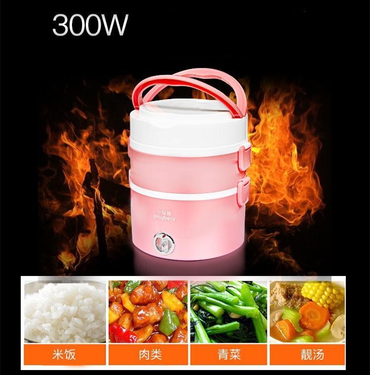 nồi cơm điện mini 3 tầng cao cấp 1