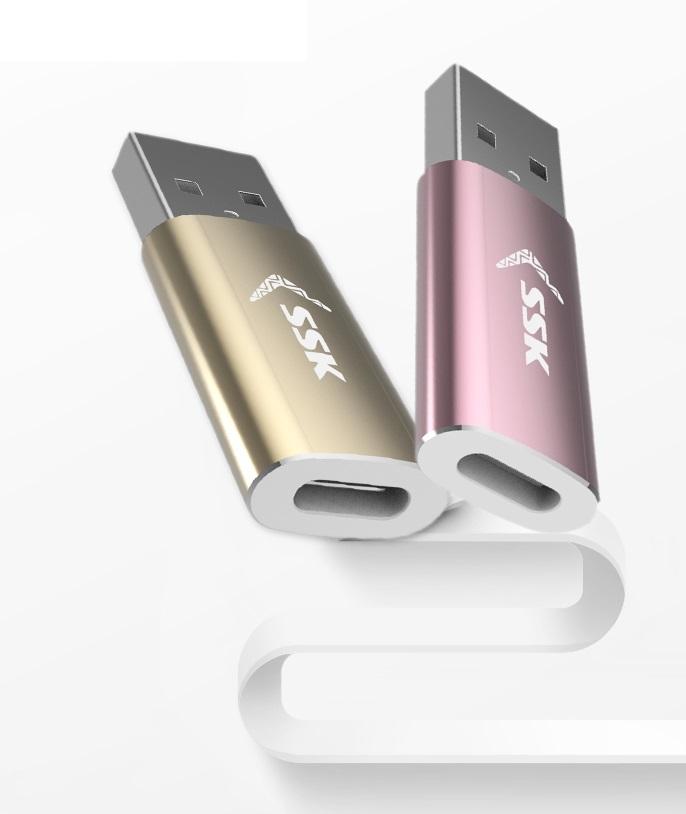 Đầu đổi usb 3.0 -&gt type-c ssk