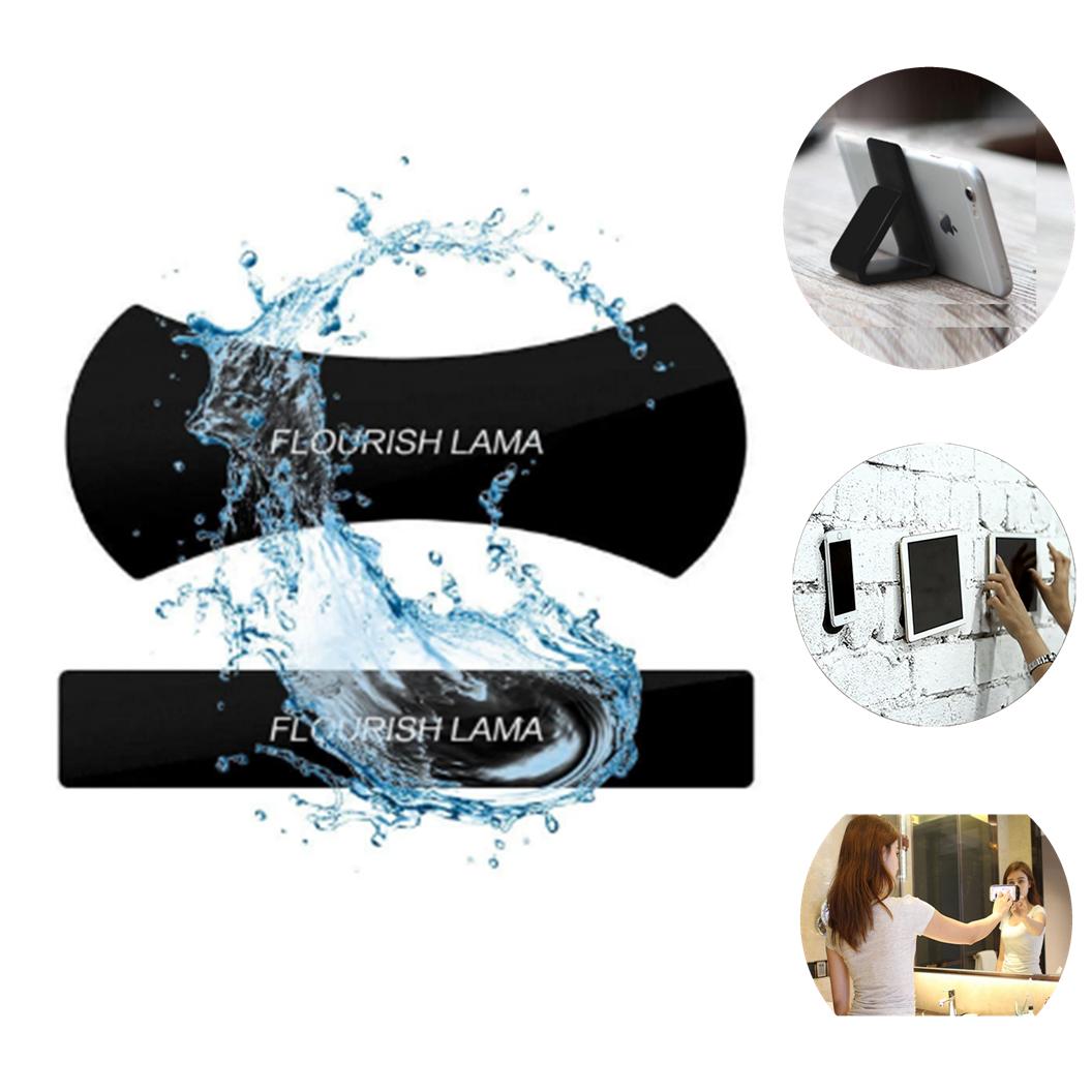 (Xem Video) Flourish Lama - Bộ 2 Miếng Dán Mọi Bề Mặt Bằng Cao Su Siêu Dính Có Thể Làm Giá Đỡ Điện Thoại