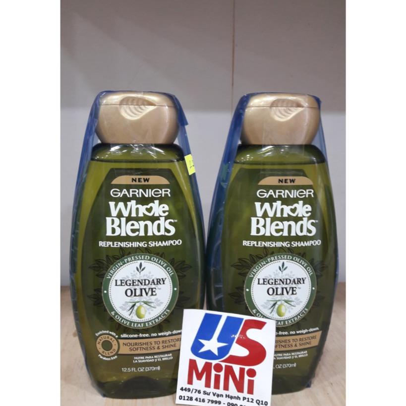 Bộ gội và xả nuôi dưỡng tóc mềm mại & óng ánh garnier legendary oliver