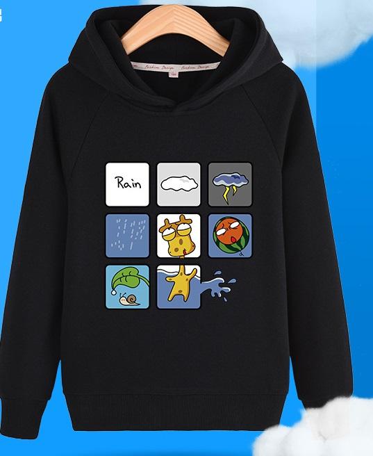 Áo hoodie nam nữ mẫu mới in hình khối lạ mắt