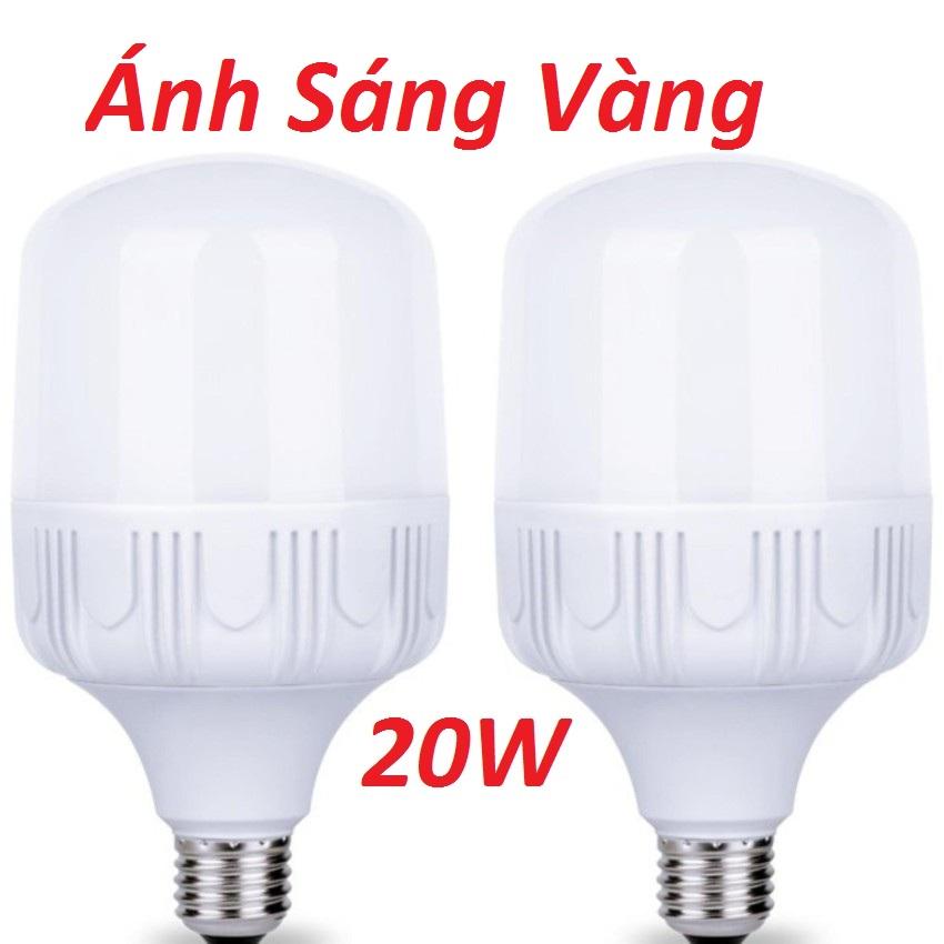 Bộ 2 bóng đèn Led 20W ánh sáng vàng