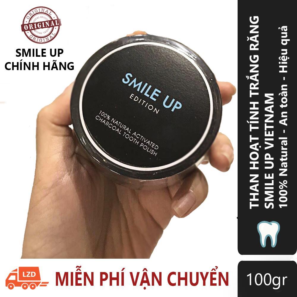 Than hoạt tính trắng răng smile up - 100gr
