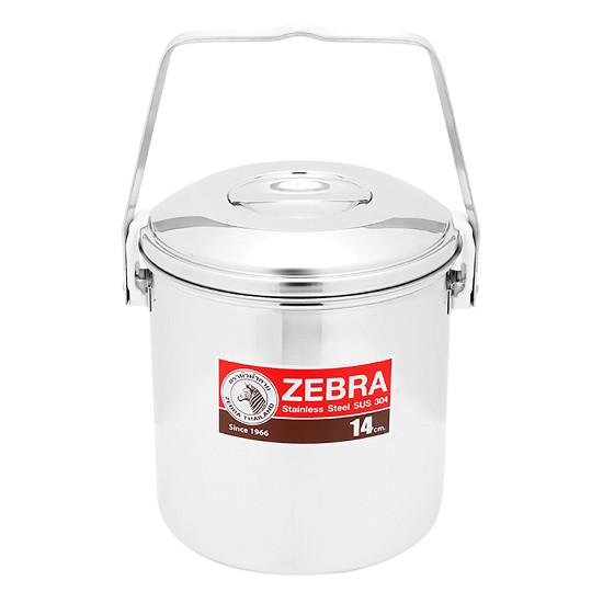 Camen inox zebra thái lan 14cm, có ngăn-151614. nhập khẩu thái lan, inox 304 siêu bền, an toàn cho sức khỏe