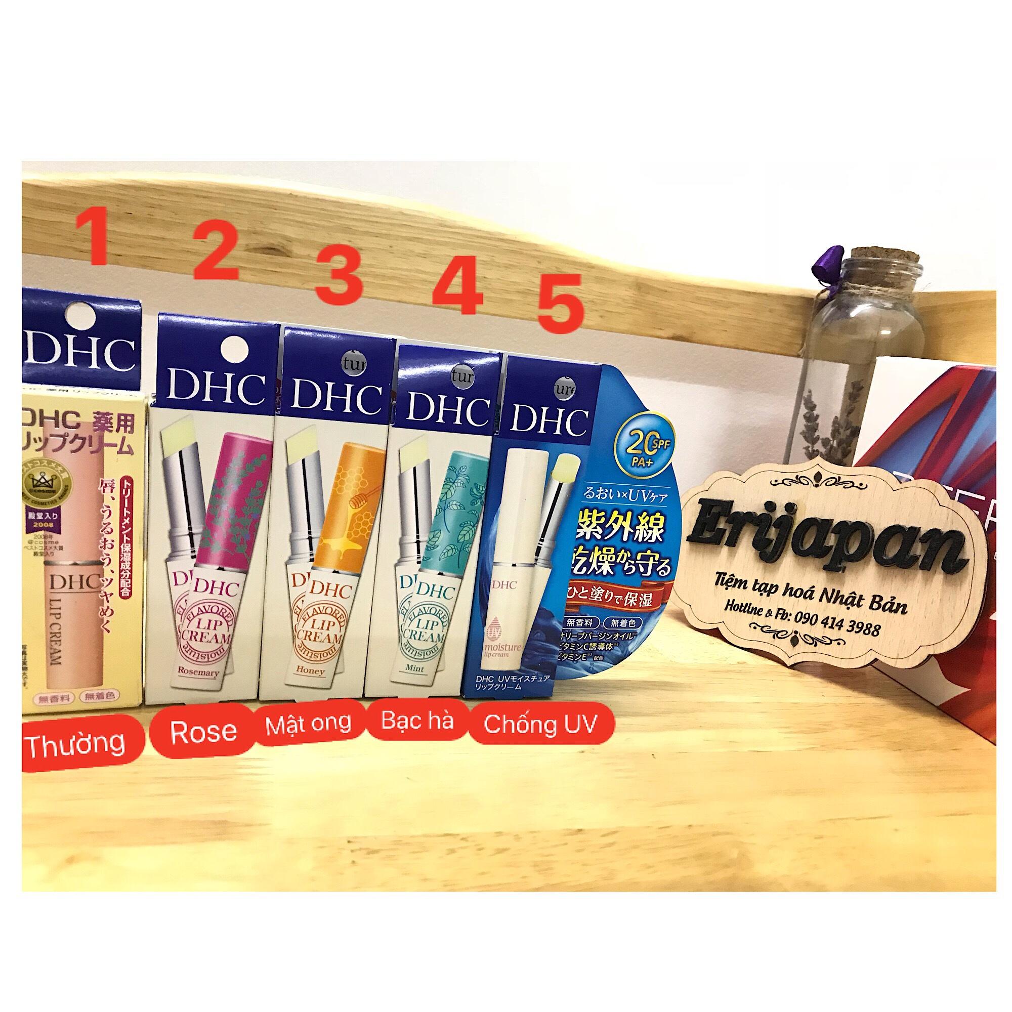 Son dưỡng trị thâm môi DHC không màu Nhật Bản 1.5gr