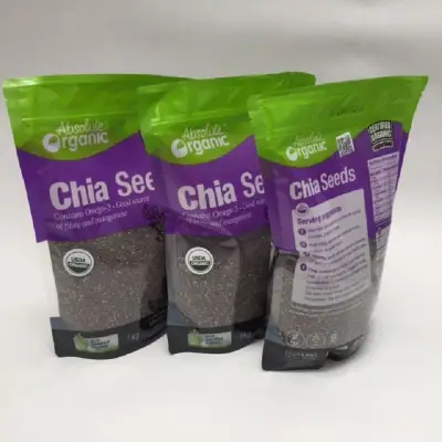 Hạt Chia Úc Organic Chia Seeds 1kg - Màu Tím