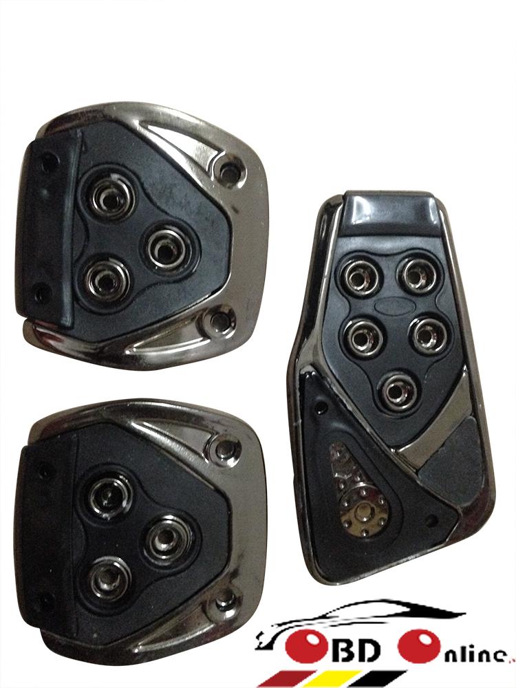 Bàn đạp chân phanh, ga, côn số sàn cao cấp/ 1 bộ 3 cái