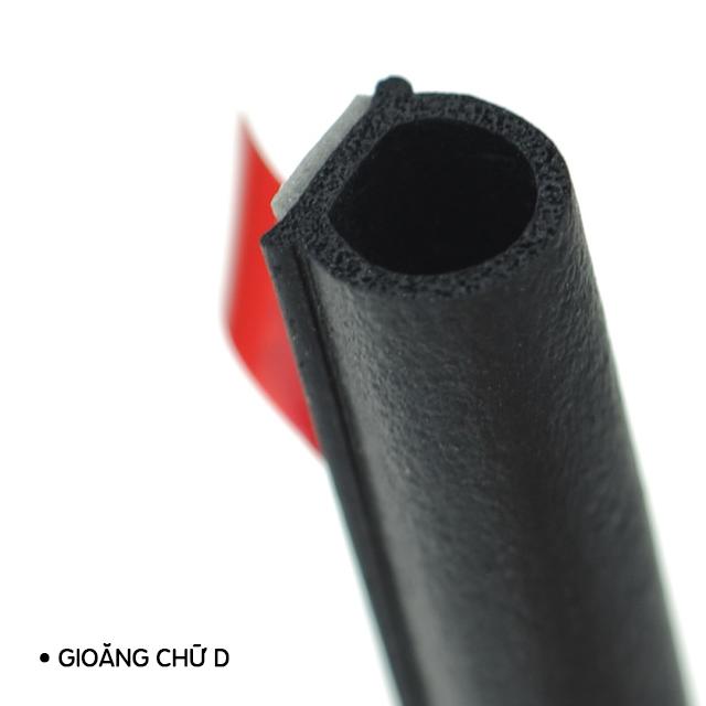 Với 5 Mét gioăng Chữ D cao cấp chống ồn và bảo vệ xe hơi (ron cao su cao cấp 3M)