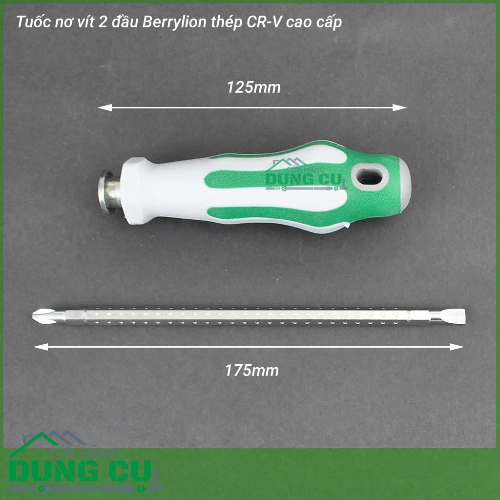 Tô vít 2 đầu Berrylion thép CR-V cao cấp