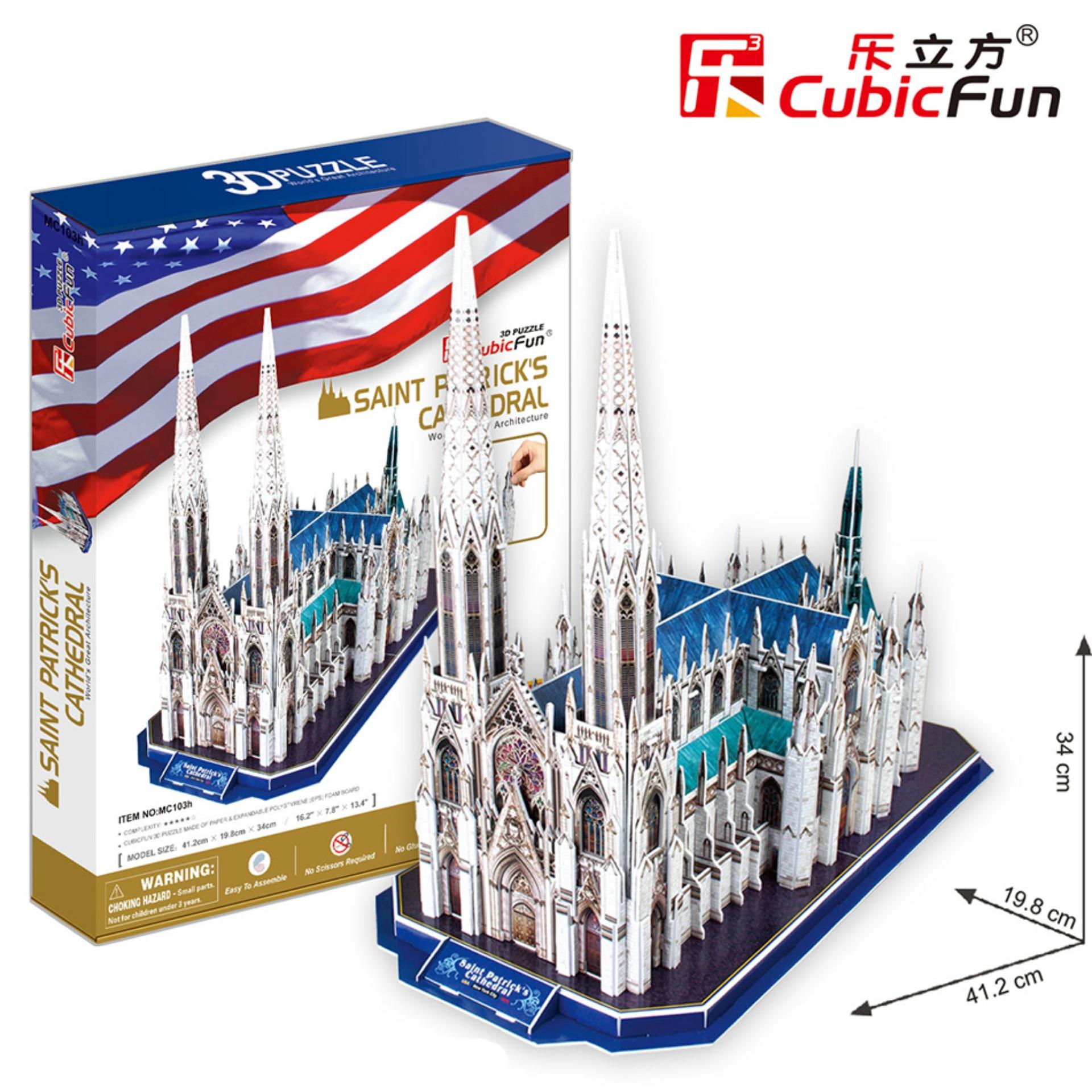 Đồ chơi xếp hình trí tuệ 3D cỡ lớn - Thánh đường Saint Patrick