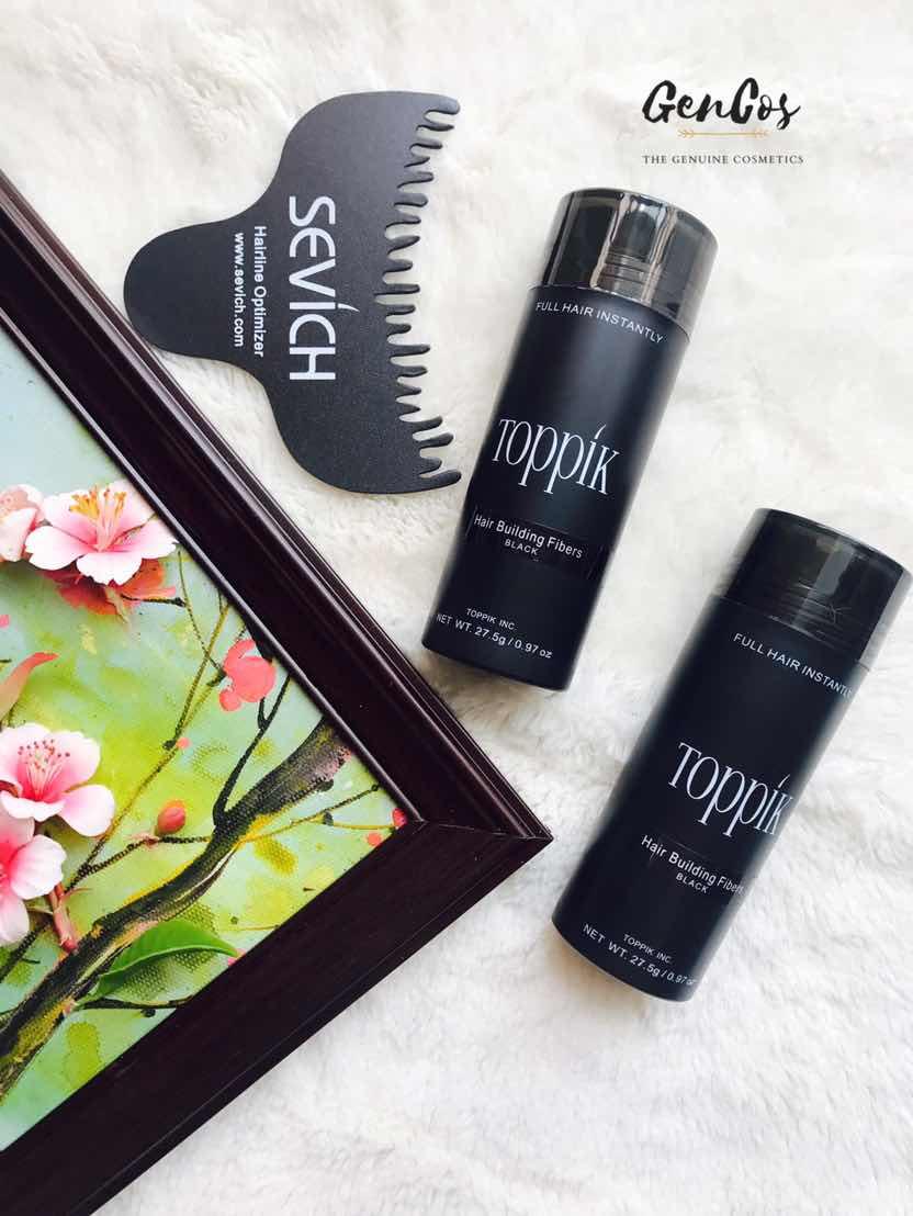 [HCM]TOPPIK HAIR BUILDING FIBERS - Bột phủ làm dày tóc từ MỸ