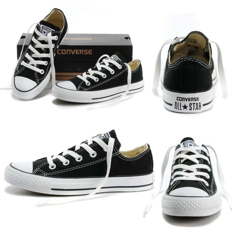 Giầy Converse Classic Đen Trắng cổ thấp dành cho nam