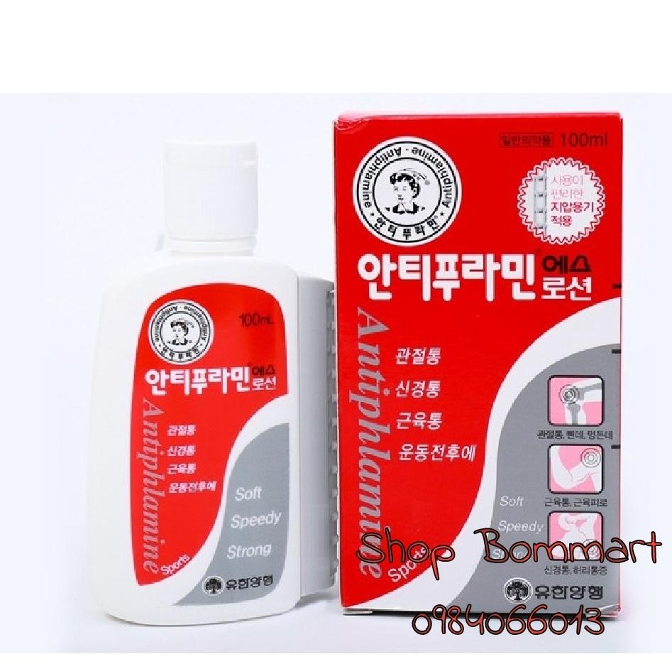 Dầu nóng xoa bóp antiphlamine nhức mỏi nội địa hàn quốc chai 100ml