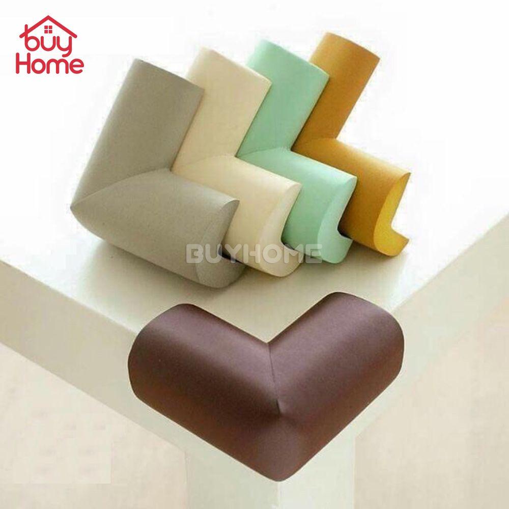 Bộ 8 miếng bọc góc bàn cao su non mềm mại bảo vệ bé (CB33)