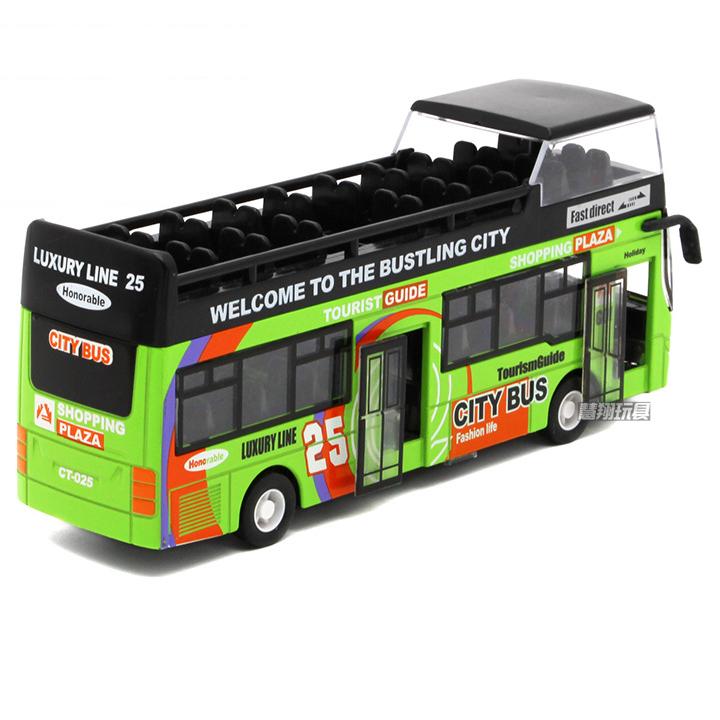 Xe buýt city bus bằng kim loại tỉ lệ 1:32 có âm thanh và đèn đồ chơi cho trẻ em