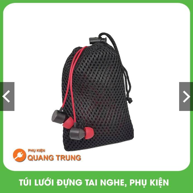 Túi lưới dây rút đựng tai nghe sạc cáprất tiện lợithoáng khí