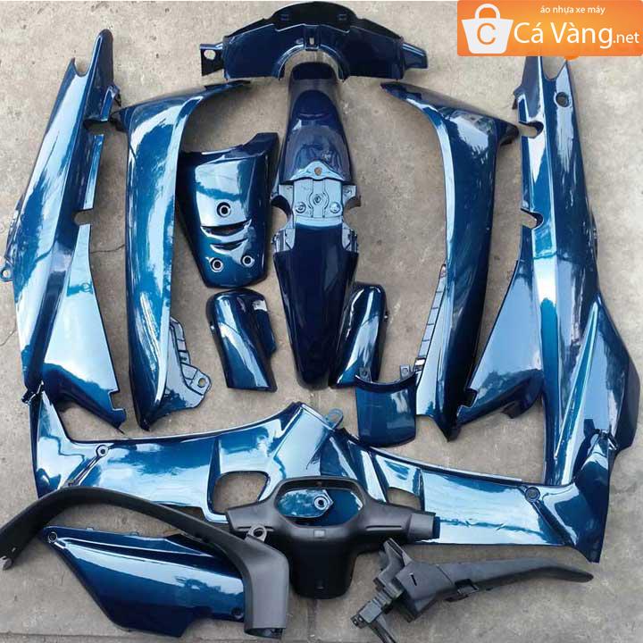 [HCM]Dàn áo xe máy Wave a Wave 100 đời đầu Nhựa PP đen màu XANH NHỚT