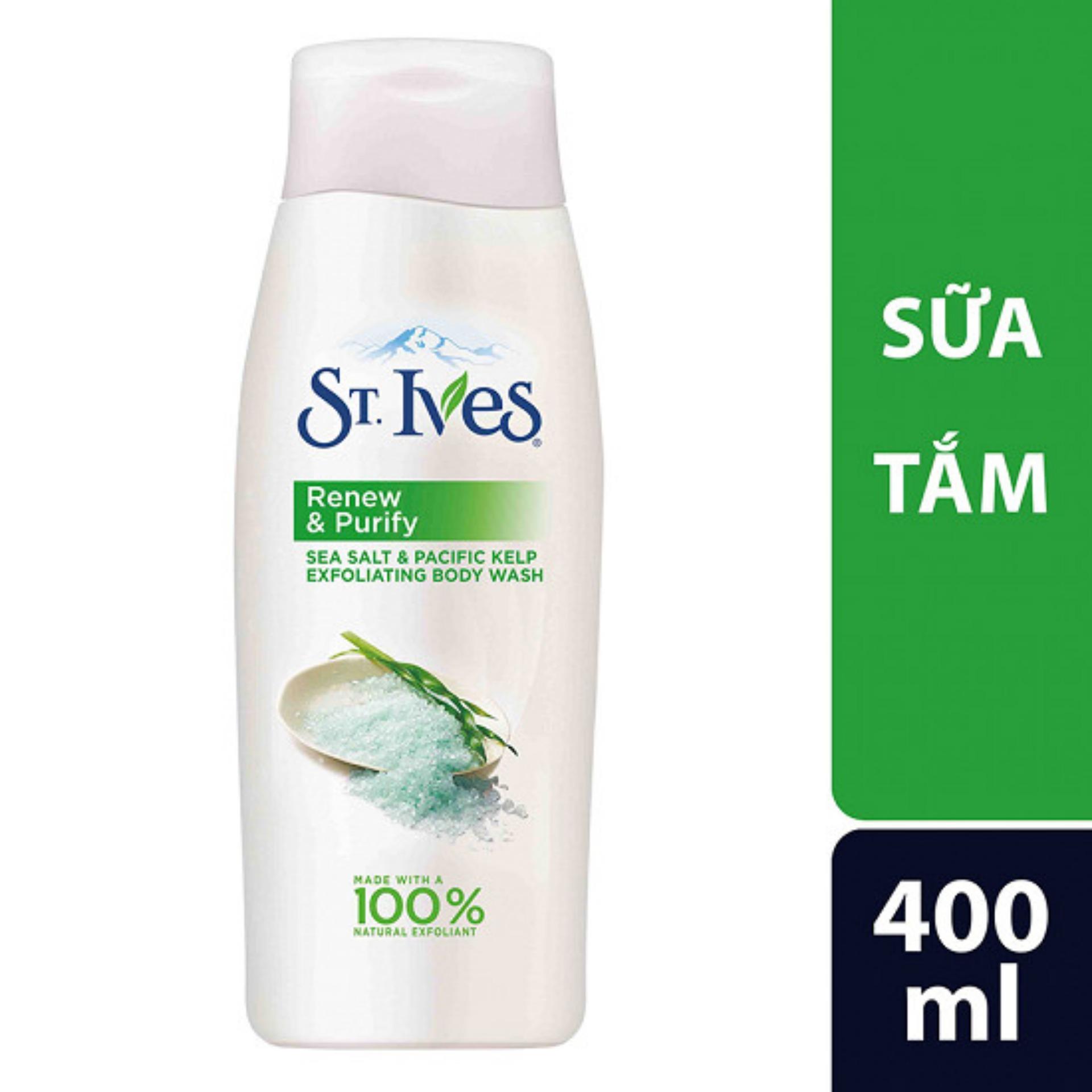 Sữa tắm st.ives muối biển 400ml