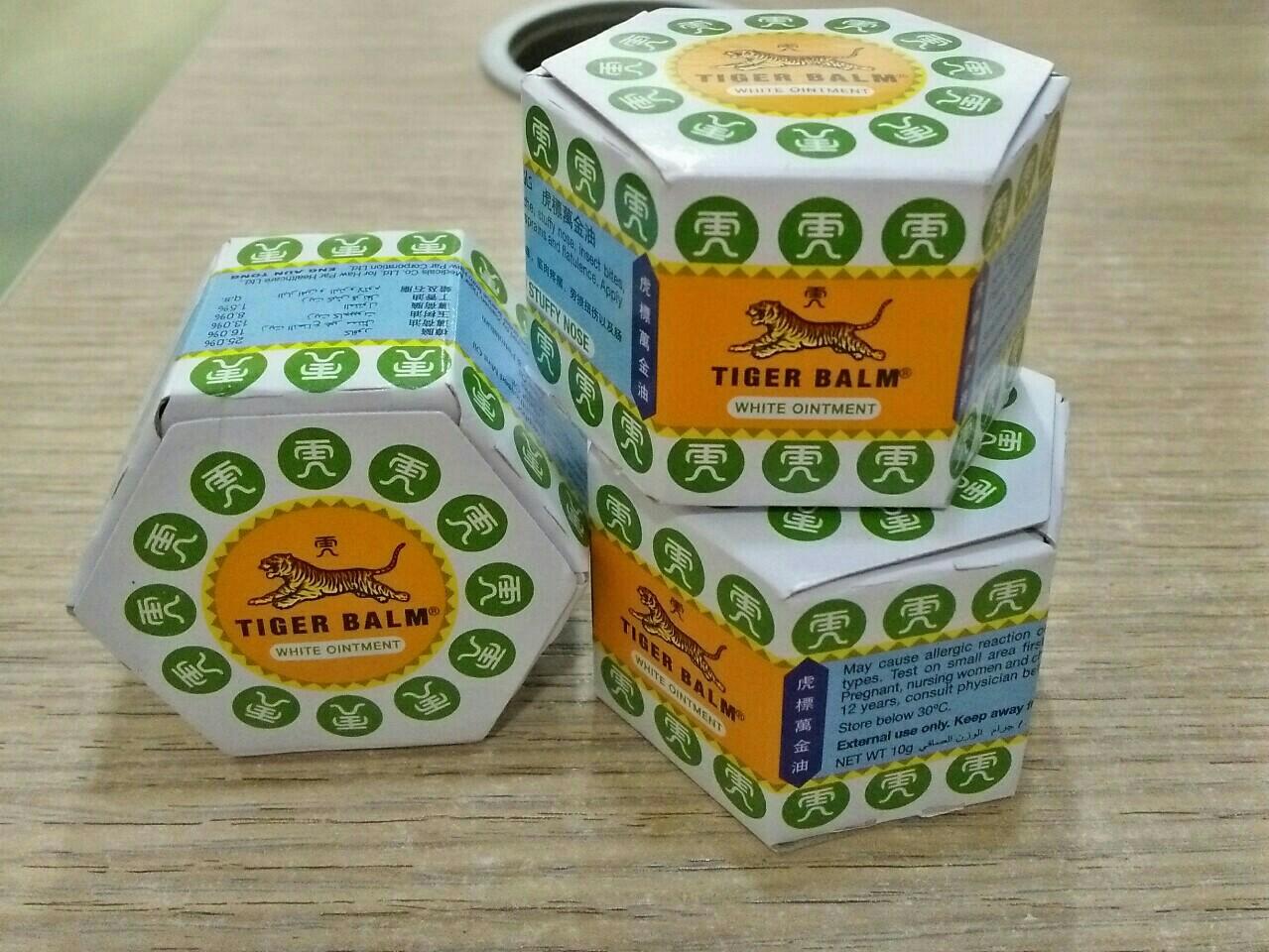 Combo 6 dầu cù là tiger balm white 10gr