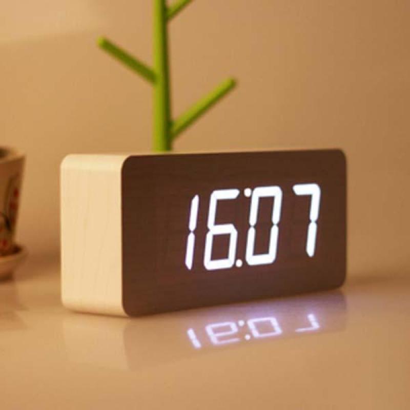 Ban Đồng Hồ, Đồng hồ báo thức hình chữ nhật DH02, ban dong ho - Đồng Hồ Báo Thức Thời Trang | Top 5 đồng hồ báo thức để bàn bạn nên mua ngay bây giờ bán chạy