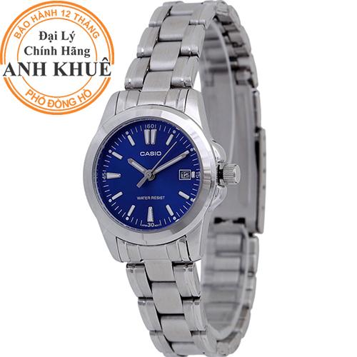 Đồng hồ nữ dây kim loại casio anh khuê ltp-1215a-2a2df