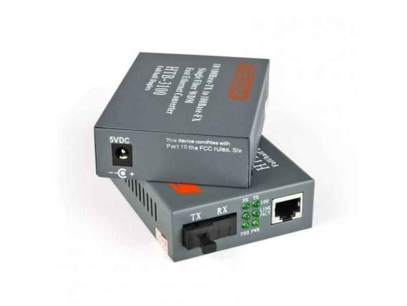 Bảng giá convert quang single mode 10/100Mbs HTB-3100AB Phong Vũ