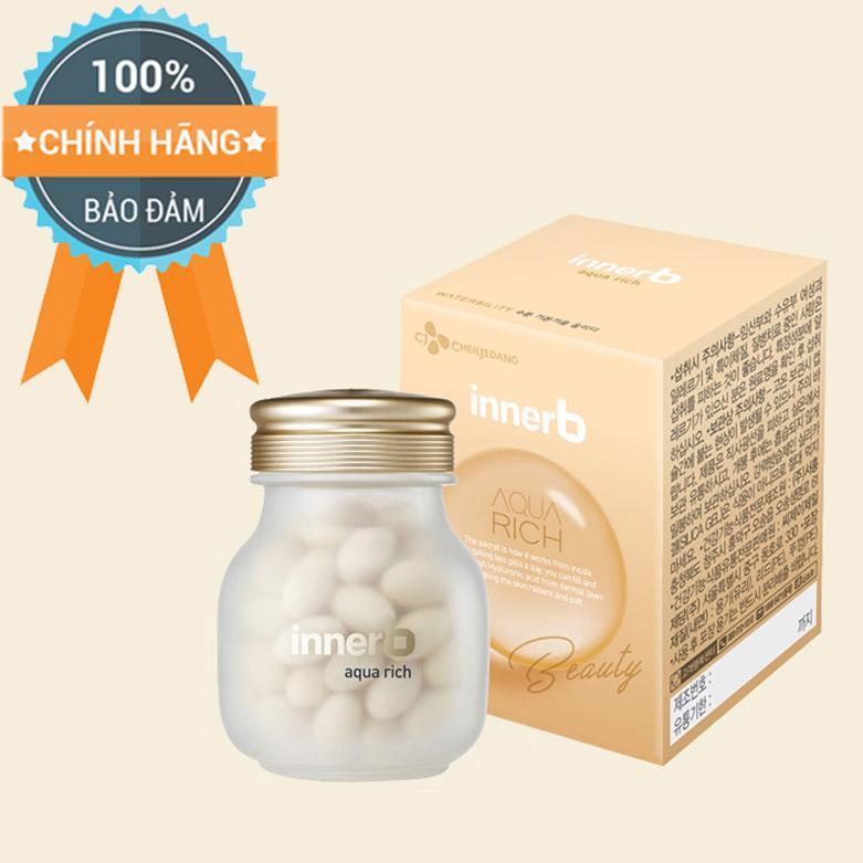 Viên Uống Cấp Nước Innerb Aqua Rich Bổ Sung Collagen - Chính Hãng Hàn Quốc.