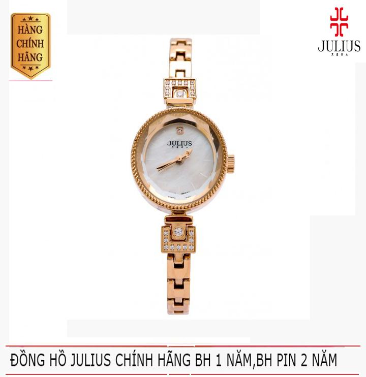 ĐỒNG HỒ NỮ JULIUS HÀN QUỐC LĂNG KÍNH 3D JA-981 JU1236 (ĐỒNG)