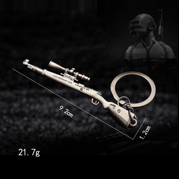 Móc khóa mô hình s.úng K98 game PUBG hợp kim cao cấp