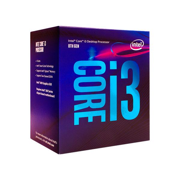 Cpu intel core i3-8100 3.6ghz / 6mb / 4 cores, 4 threads / socket 1151 v2