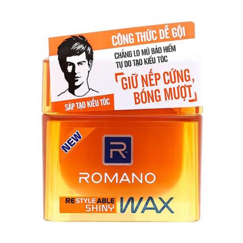 Sáp tạo kiểu tóc Romano Shiny Wax 68g nhập khẩu