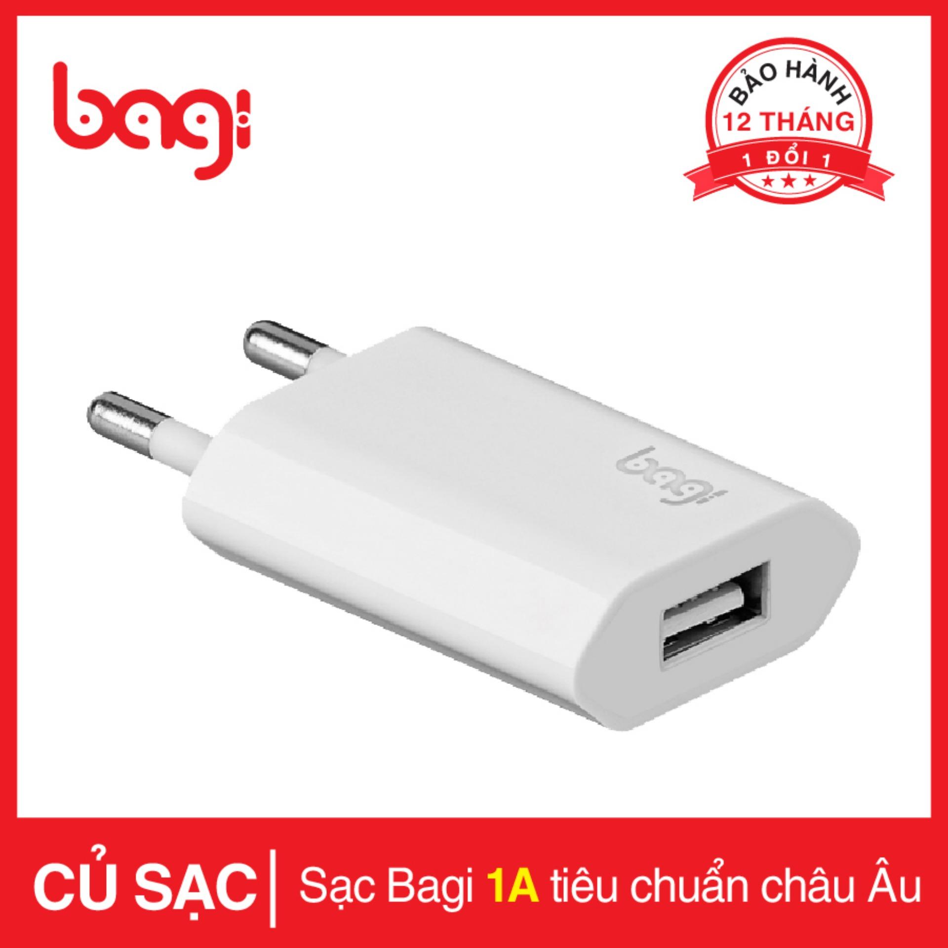 Củ sạc Bagi cho Iphone CE - I51Z dùng cho iphone 5 5s 6 6s 7 7s 8 8s iphone X 11 ipad ipod