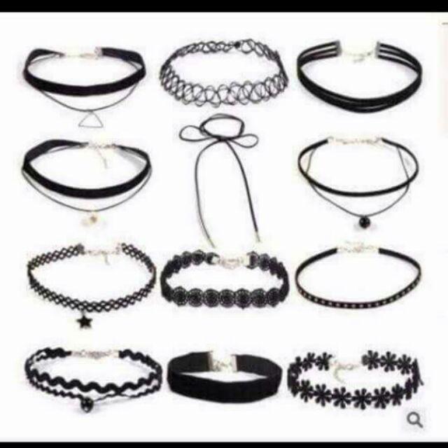 Bộ 12 vòng cổ choker