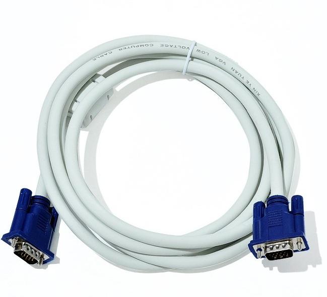 Dây cáp 2 đầu vga chống nhiễu 5m màu trắng