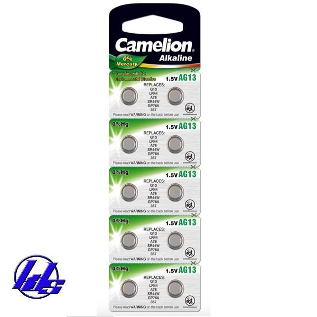 Pin cho máy trợ thính ag13, lr44, a76, sr44w, gp76a, 357 camelion 1.5v
