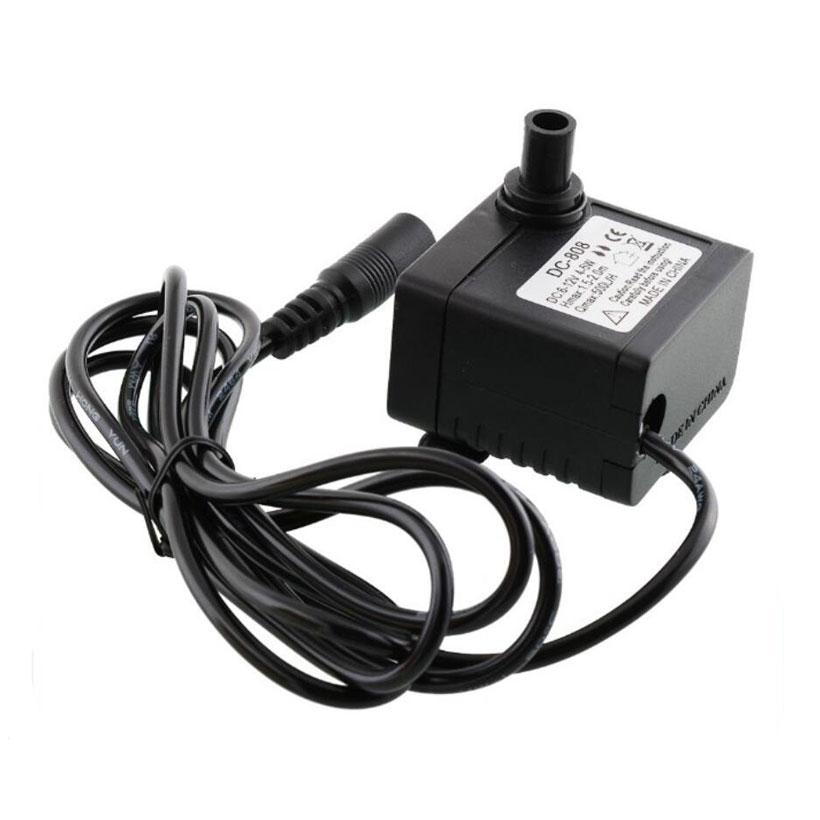Máy bơm chìm hồ cá hòn non bộ 12V 5W 500L DC-808